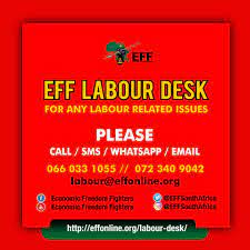 EFF STATEMENT ON MALAMULELE DEPARTMENT OF LABOUR SATELLITE OFFICE LONG QUEUES.