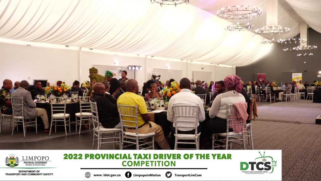 MEC Florence Radzilani’s address: Driver of the Year Awards The Ranch Hotel – Polokwane, Limpopo