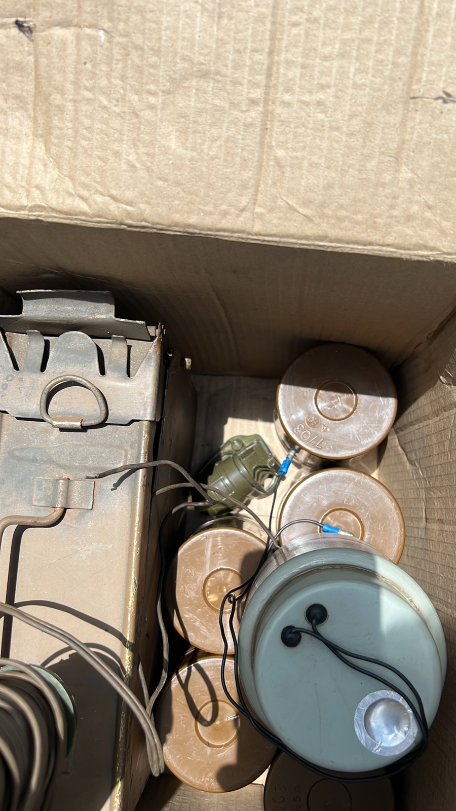 MILITARY EXPLOSIVE DEVICES AND EQUIPMENT RECOVERED IN BENONI, GAUTENG