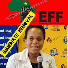 EFF CONDEMNS HUMILIATION OF NURSING STAFF BY LIMPOPO HEALTH MEC PHOPHI RAMATHUBA.