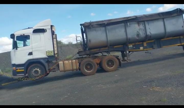 SUSPECTED ILLEGAL MINER ARRESTED AND TRUCK FULLY LADEN WITH CHROME CONFISCATED