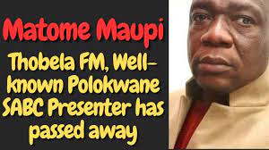 ANC Limpopo Statement on the passing of the renowned SABC journalist : Matome Maupi