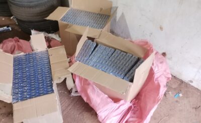 THE POLICE IN MUSINA BUSTED TWO ILLICIT CIGARETTE SMUGGLERS