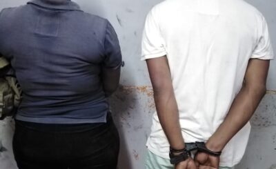 YOUNG LOVERS ARRESTED FOR POSSESSION OF UNLICENSED FIREARM AND AMMUNITION BELONGING TO METRO POLICE OFFICIAL