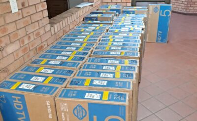 MUSINA POLICE RECOVERS 107 SUSPECTED STOLEN TV SCREENS AND ONE SUSPECT APPEAR IN COURT