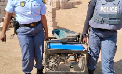 POLICE APPREHEND FOUR ILLEGAL MINERS AND CONFISCATE EQUIPMENT INCLUDING 08 GENERATORS