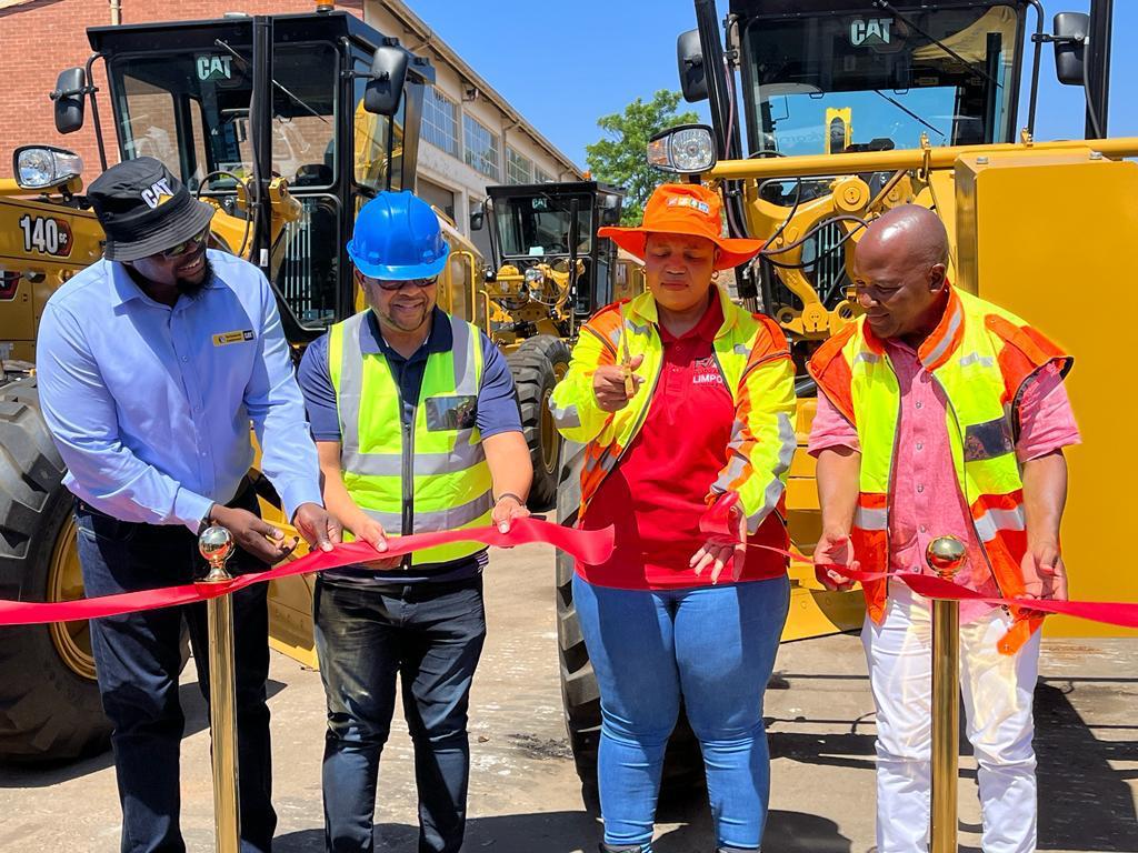 Limpopo MEC for Public Works, Roads and Infrastructure Mme. Nkakareng Rakgoale has unveiled plant equipment and light delivery vehicles