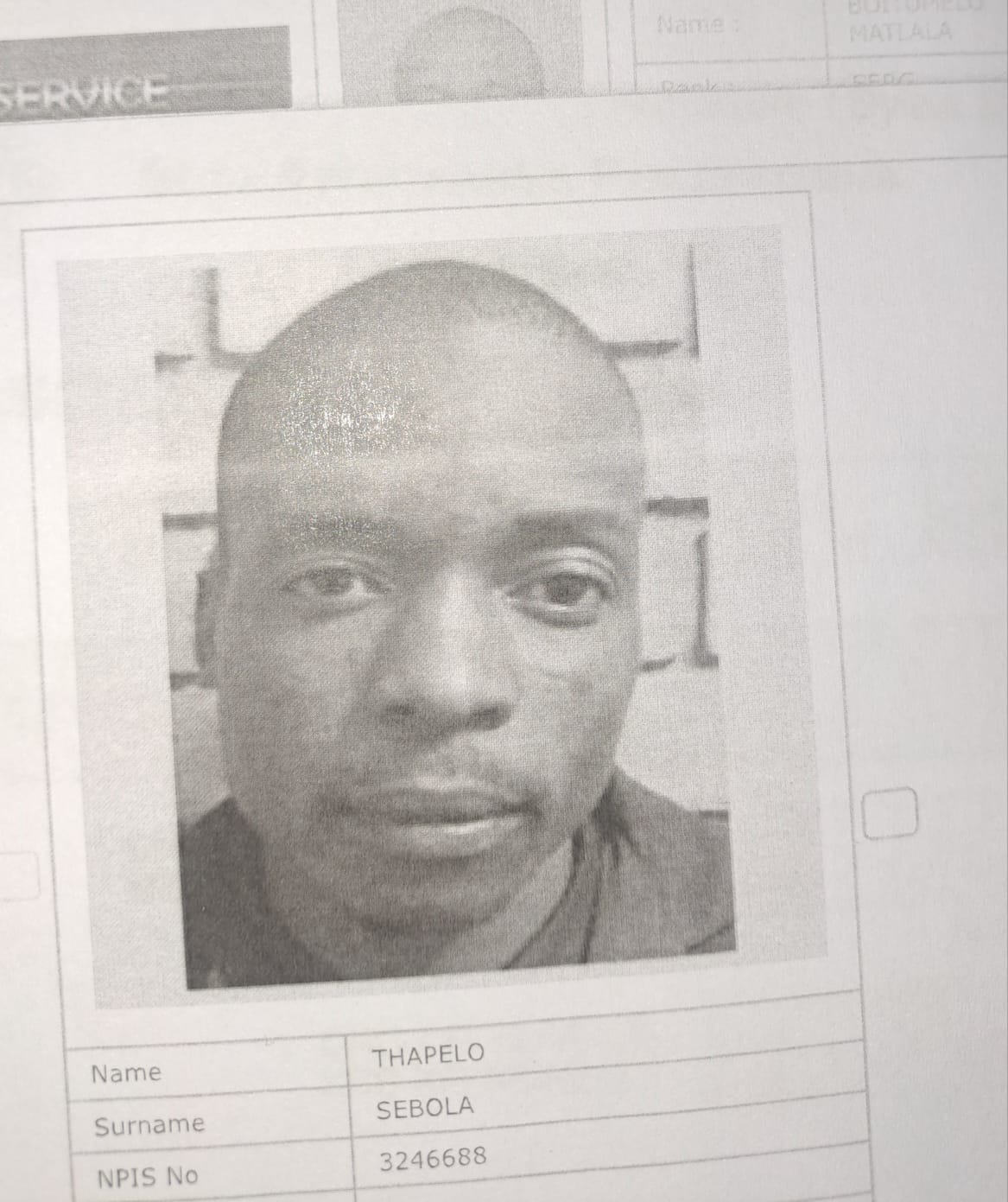 MOTETEMA SAPS LAUNCH MANHUNT FOR A MALE SUSPECT ESCAPING FROM LAWFUL CUSTODY