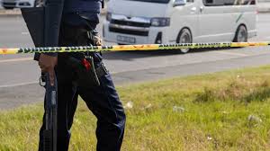HLOGOTLOU POLICE ON THE HUNT FOR SUSPECTS WHO SHOT AND INJURED PROMINENT BUSINESSMAN AND HIS BOGYGUARD