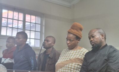 From left to right; Masixole Sokoyi, Sinethemba Pani, Sizwesethu Jonas, Zizipho Pani and Siyathemba James