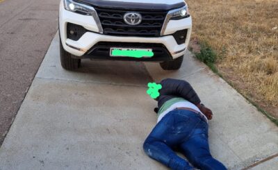 LIMPOPO SAPS ANTI-SMUGGLING TEAM NABBED A 33-YEAR-OLD SUSPECT AND RECOVERED STOLEN VEHICLE