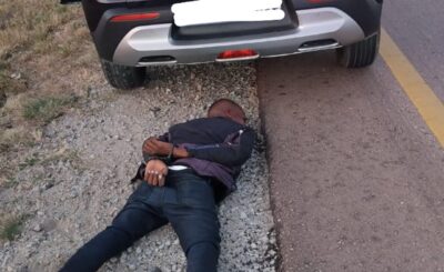 FLYING SQUAD ARRESTED A MALE SUSPECT AGED 33 FOR POSSESSION OF SUSPECTED STOLEN MOTOR VEHICLE