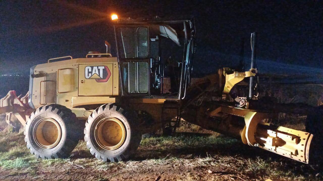 BREAKING NEWS: MUNICIPAL GRADER STOLEN