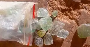 illicit trade of precious minerals and corruption.