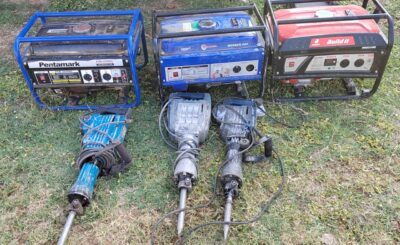 POLICE CONFISCATED ILLEGAL MINING EQUIPMENT WORTH THOUSANDS OF RANDS AND THREE MALE SUSPECTS NABBED IN SEKHUKHUNE DISTRICT