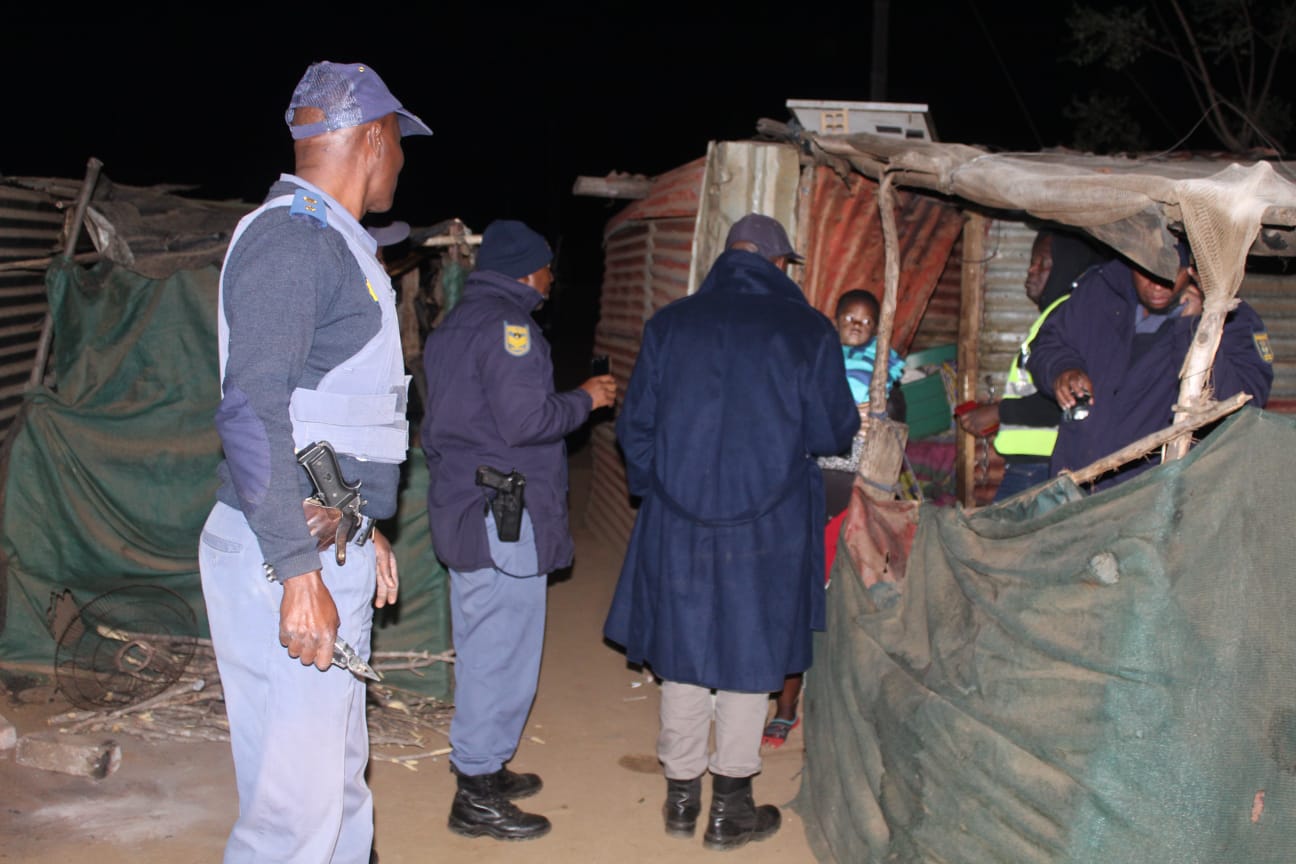 MULTI DISCIPLINARY FORCES REMOVE ILLEGAL IMMIGRANTS IN MALEOSKOP CAMP