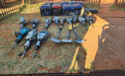 HAWKS SEIZE MORE MINING EQUIPMENT DURING ONGOING ILLEGAL MINING DISRUPTIVE OPERATION