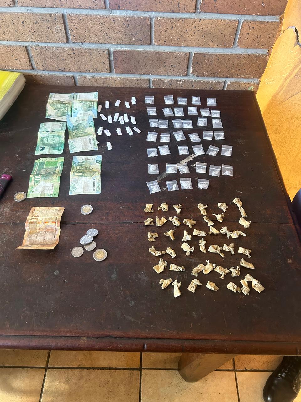 POLICE BUST TWO SUSPECTS FOR POSSESSION AND DEALING IN DRUGS AT POLOKWANE AND MATLALA POLICING AREAS