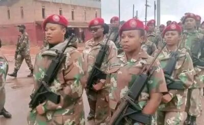 FEMALE SOLDIERS WHO FELL PREGNANT IN DRC TO FACE THE MUSIC