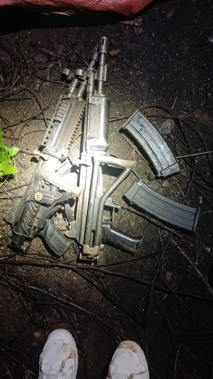TWO MORE RIFLES RECOVERED, AFTER SUSPECTS SHOT DEAD DURING A CONFRONTATION WITH THE POLICE