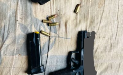 A TIP-OFF LEADS TO A MALE SUSPECT ARRESTED FOR UNLAWFUL POSSESSION OF FIREARM AND AMMUNITION