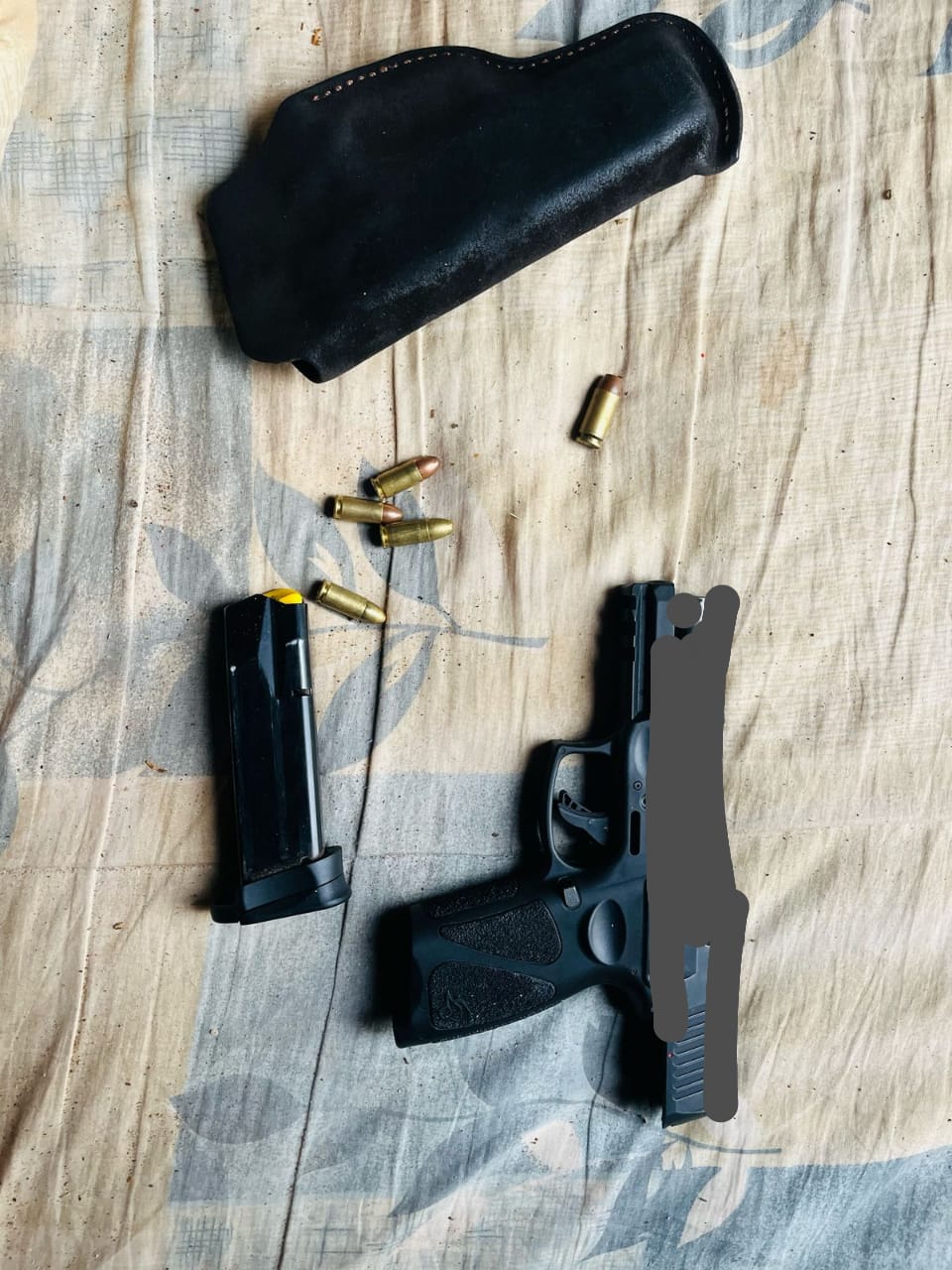 A TIP-OFF LEADS TO A MALE SUSPECT ARRESTED FOR UNLAWFUL POSSESSION OF FIREARM AND AMMUNITION