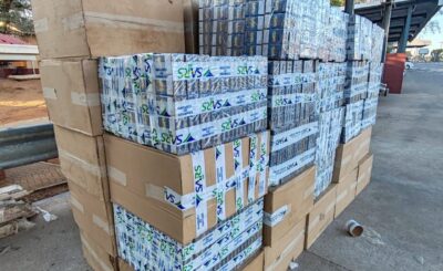 POLICE ARREST THREE SUSPECTS AND SEIZE ILLICIT CIGARETTES WORTH R1.4 MILLION AT GROBLERSBRUG PORT OF ENTRY