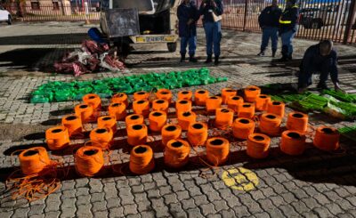 TWO MALE FOREIGN NATIONAL SUSPECTS BUST FOR POSSESSION OF ILLEGAL EXPLOSIVES ALONG N1 NORTH, POLOKWANE