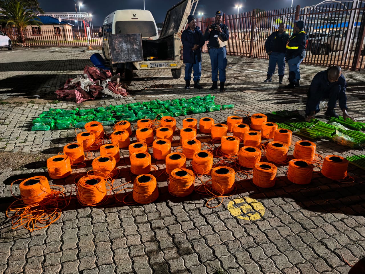 TWO MALE FOREIGN NATIONAL SUSPECTS BUST FOR POSSESSION OF ILLEGAL EXPLOSIVES ALONG N1 NORTH, POLOKWANE