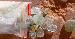 illicit trade of precious minerals and corruption.